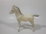 White Plastic Horse Toy Figure 6 3/4" Tall