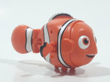 Finding Nemo Orange Clownfish Character with Rolling Flipping Face Plastic Toy Figure 3 1/4" Long