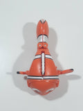 Finding Nemo Orange Clownfish Character with Rolling Flipping Face Plastic Toy Figure 3 1/4" Long