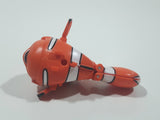Finding Nemo Orange Clownfish Character with Rolling Flipping Face Plastic Toy Figure 3 1/4" Long