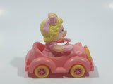 Vintage The Muppets 1986 Baby Miss Piggy and Pink Toy Car Vehicle McDonald's Happy Meal