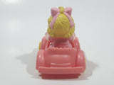Vintage The Muppets 1986 Baby Miss Piggy and Pink Toy Car Vehicle McDonald's Happy Meal