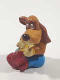 1992 Goldcrest Animations Disney Rock A Doodle Patou Dog Character 2 1/4" Tall Toy Figure