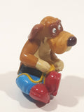 1992 Goldcrest Animations Disney Rock A Doodle Patou Dog Character 2 1/4" Tall Toy Figure
