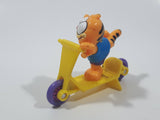 1989 McDonald's Garfield Scooter Rider 2" Tall Toy Figure