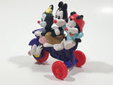 1993 McDonald's Warner Bros. Animaniacs Bicycle Built For Trio Wakko Yakko Dot Plastic Toy Vehicle