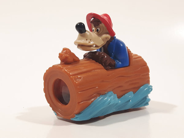 1995 Disney Disneyland 40th Anniversary Splash Mountain Brer Bear Log Ride Picture Viewer Plastic Toy Figure