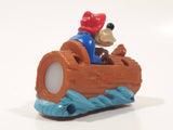 1995 Disney Disneyland 40th Anniversary Splash Mountain Brer Bear Log Ride Picture Viewer Plastic Toy Figure