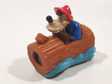 1995 Disney Disneyland 40th Anniversary Splash Mountain Brer Bear Log Ride Picture Viewer Plastic Toy Figure