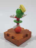 1996 McDonald's Warner Bros Looney Tunes Space Jam Marvin The Martian on a Basketball Puzzle Pieces Shaped Plastic Toy Figure