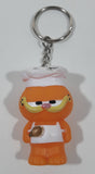 Star Awards Paws Garfield Chef 1 7/8" Tall Toy Figure Hard Rubber Key Chain