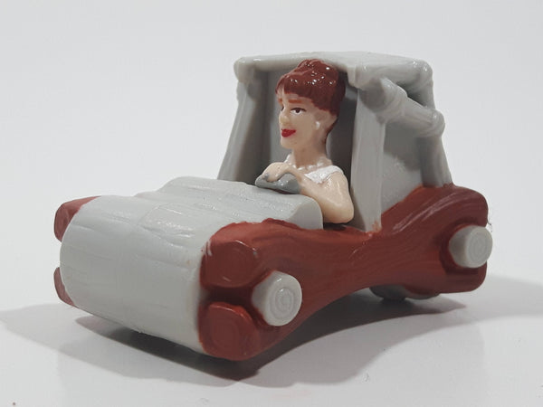 1993 McDonald's U.C.S. & Amblin The Flintstones Wilma Flintstone Plastic Toy Car Vehicle 2" Long
