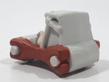 1993 McDonald's U.C.S. & Amblin The Flintstones Wilma Flintstone Plastic Toy Car Vehicle 2" Long