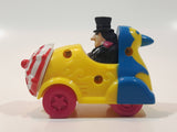 1991 McDonald's Batman Returns Penguin in Umbrella Roto-Roadster Car 3" Long Plastic Toy Figure Vehicle