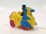 1991 McDonald's Batman Returns Penguin in Umbrella Roto-Roadster Car 3" Long Plastic Toy Figure Vehicle