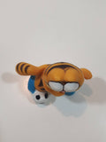 Vintage 1978 1981 United Features Syndicate Garfield King A Soccer Ball 2 1/4" Tall PVC Toy Figure Made in Hong Kong