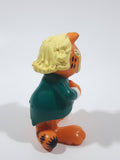 Rare Garfield Playing Violin 3" Tall PVC Toy Figure