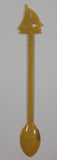 Vintage Isle of Capri Ltd. Edmonton Alberta Ship Boat Themed Yellow Plastic Drink Stir Stick Stirrer