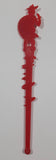 Hotel Georgia Vancouver B.C. Red Plastic Drink Stir Stick Stirrer