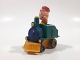 1989 Peanuts Charlie Brown Cartoon Character in Pullback Motorized Friction Toy Train Vehicle McDonald's Happy Meal FADED