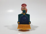 1989 Peanuts Charlie Brown Cartoon Character in Pullback Motorized Friction Toy Train Vehicle McDonald's Happy Meal FADED