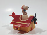 Vintage 1989 Peanuts Gang Pop Mobiles United Features Syndicate Snoopy Flying Ace Doghouse Plastic Toy McDonald's Happy Meals FADED