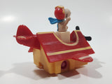 Vintage 1989 Peanuts Gang Pop Mobiles United Features Syndicate Snoopy Flying Ace Doghouse Plastic Toy McDonald's Happy Meals FADED