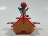 Vintage 1989 Peanuts Gang Pop Mobiles United Features Syndicate Snoopy Flying Ace Doghouse Plastic Toy McDonald's Happy Meals FADED