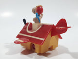 Vintage 1989 Peanuts Gang Pop Mobiles United Features Syndicate Snoopy Flying Ace Doghouse Plastic Toy McDonald's Happy Meals FADED