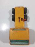 Vintage Dump Truck Yellow Plastic Die Cast Toy Car Vehicle Missing The Dumper