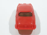 Vintage Sedan Red Plastic Toy Car Vehicle 4 1/4" Long Made in Hong Kong