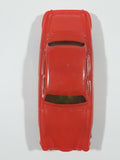 Vintage Sedan Red Plastic Toy Car Vehicle 4 1/4" Long Made in Hong Kong