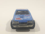 Vintage Majorette No. 220 Mustang SVO Blue 1/59 Scale Die Cast Toy Car Vehicle with Opening Hatch