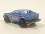 Vintage Majorette No. 220 Mustang SVO Blue 1/59 Scale Die Cast Toy Car Vehicle with Opening Hatch