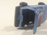 Vintage Majorette No. 220 Mustang SVO Blue 1/59 Scale Die Cast Toy Car Vehicle with Opening Hatch