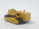 Vintage Majorette No. 287 Bulldozer Yellow Die Cast Toy Car Vehicle Missing Tracks, Roof, and Blade
