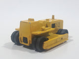 Vintage Majorette No. 287 Bulldozer Yellow Die Cast Toy Car Vehicle Missing Tracks, Roof, and Blade