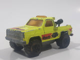 Majorette No. 291 & No. 228 Depanneuse Truck 4WD Fluorescent Yellow Die Cast Toy Car Vehicle