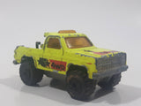 Majorette No. 291 & No. 228 Depanneuse Truck 4WD Fluorescent Yellow Die Cast Toy Car Vehicle