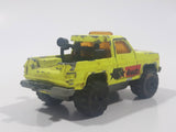 Majorette No. 291 & No. 228 Depanneuse Truck 4WD Fluorescent Yellow Die Cast Toy Car Vehicle