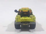 Majorette No. 291 & No. 228 Depanneuse Truck 4WD Fluorescent Yellow Die Cast Toy Car Vehicle