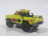 Majorette No. 291 & No. 228 Depanneuse Truck 4WD Fluorescent Yellow Die Cast Toy Car Vehicle