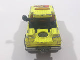 Majorette No. 291 & No. 228 Depanneuse Truck 4WD Fluorescent Yellow Die Cast Toy Car Vehicle