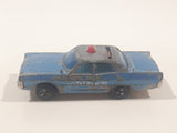 Vintage Majorette Plymouth Fury Police Blue 1/70 Scale Die Cast Toy Car Vehicle Made in France
