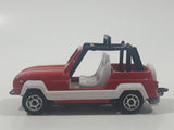 Vintage Majorette No. 252 JP4 Red 1:47 Scale Die Cast Toy Car Vehicle Made in France