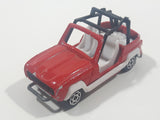 Vintage Majorette No. 252 JP4 Red 1:47 Scale Die Cast Toy Car Vehicle Made in France