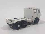 Vintage Majorette Mercedes Semi Tractor Truck White 1:100 Scale Die Cast Toy Car Vehicle Made in France