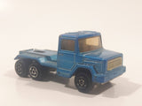 Vintage Majorette Magirus Blue Semi Tractor Truck 1:100 Scale Die Cast Toy Car Trucking Rig Vehicle Made in France