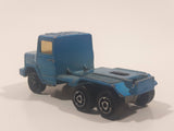 Vintage Majorette Magirus Blue Semi Tractor Truck 1:100 Scale Die Cast Toy Car Trucking Rig Vehicle Made in France