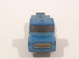 Vintage Majorette Magirus Blue Semi Tractor Truck 1:100 Scale Die Cast Toy Car Trucking Rig Vehicle Made in France